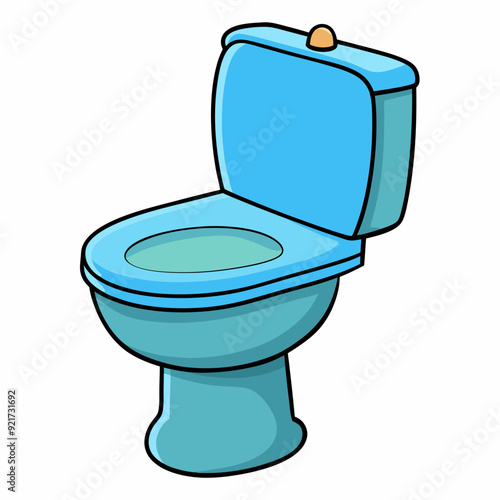 Color Toilet art vector illustrator