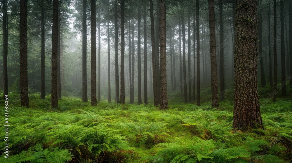 Obraz premium Mysterious Forest Path