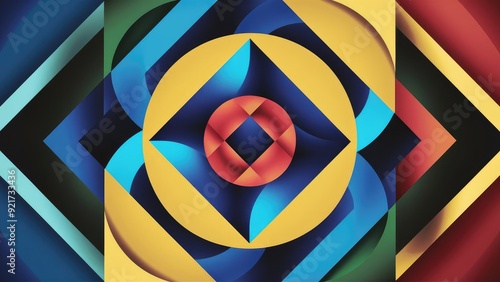 a captivating abstract artwork featuring a vibrant