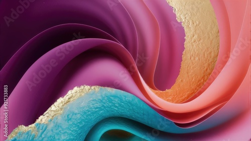 a captivating abstract artwork featuring a vibrant