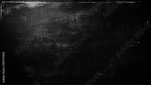 Dust and scratches design. Aged photo editor layer. Black grunge abstract background. Abstract Black wall texture for pattern background. wide panorama picture
