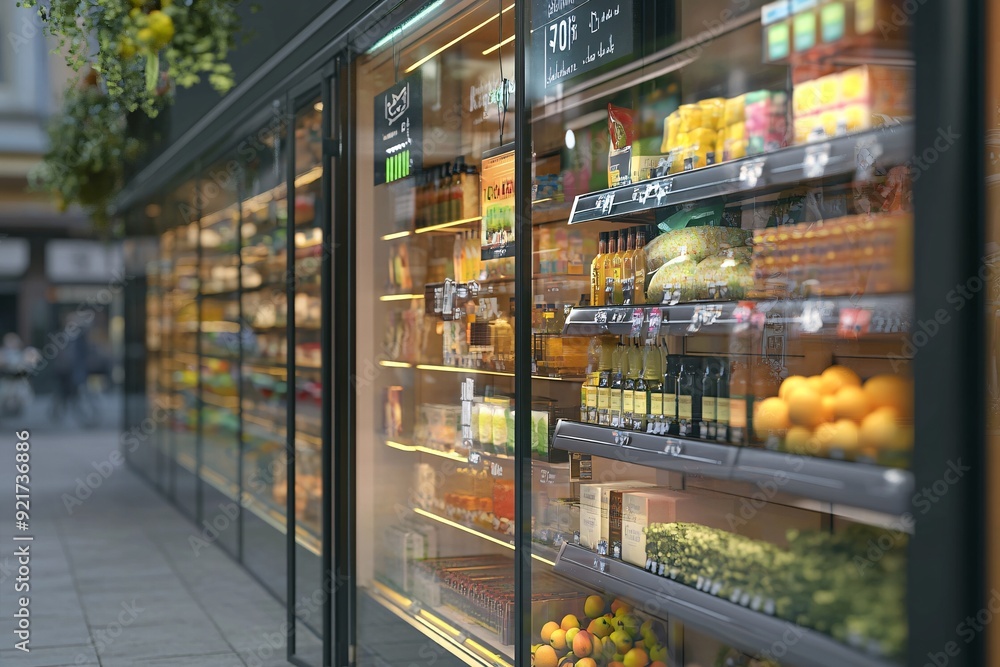 Close-up on product displays and seller ratings in a modern, interactive virtual storefront Close-up on product displays and seller ratings in a modern, interactive virtual storefront