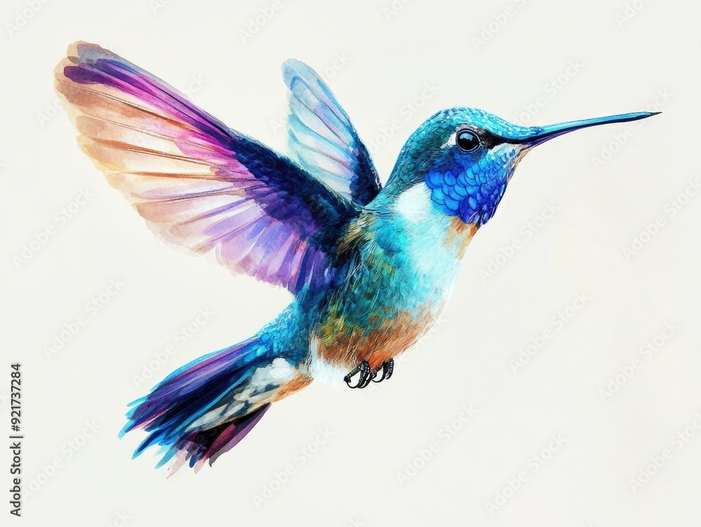 Fototapeta premium Hummingbird in flight