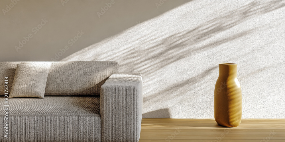 Japandi interior design composition with minimal furniture and decor. Oriental inspired interiors for Real Estate. Japandi interior design composition with minimal furniture and decor. Oriental inspired interiors for Real Estate.