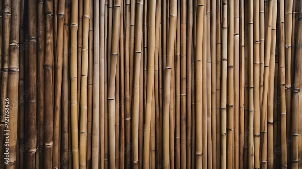 Natural brown dry bamboo wall Natural brown dry bamboo wall