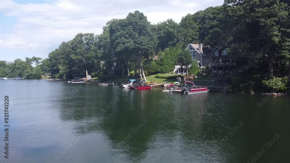 Candlewood Lake on a sunny summer day, Candlewood Lake is the largest lake in Connecticut Candlewood Lake on a sunny summer day, Candlewood Lake is the largest lake in Connecticut