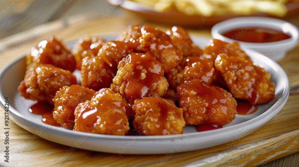 Crispy Orange Chicken Bites with Sweet and Sour Glaze Crispy Orange Chicken Bites with Sweet and Sour Glaze