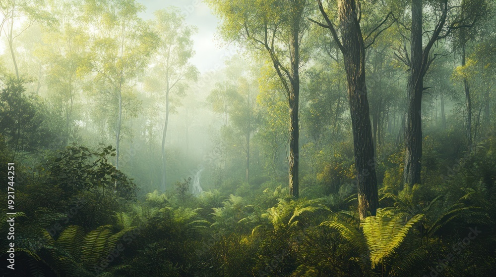 Obraz premium Mystical Forest Path