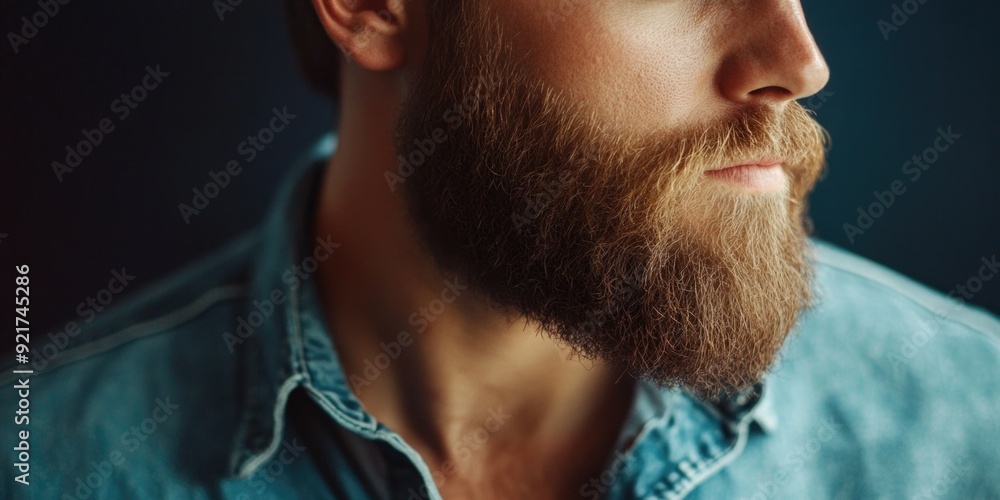 Obraz premium Man with beard