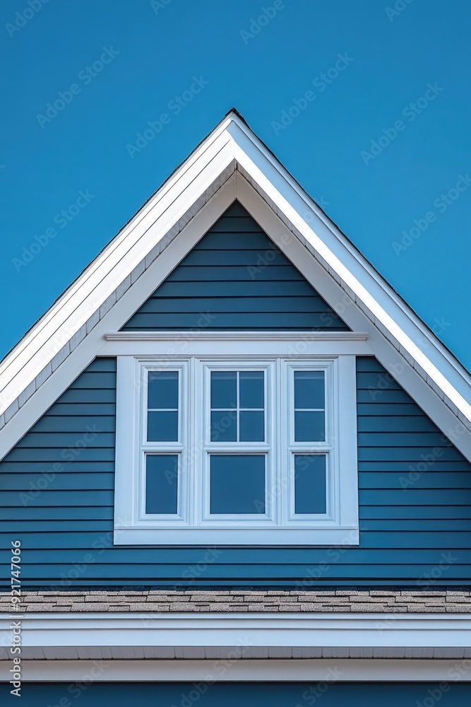 Blue House with White Trim Blue House with White Trim