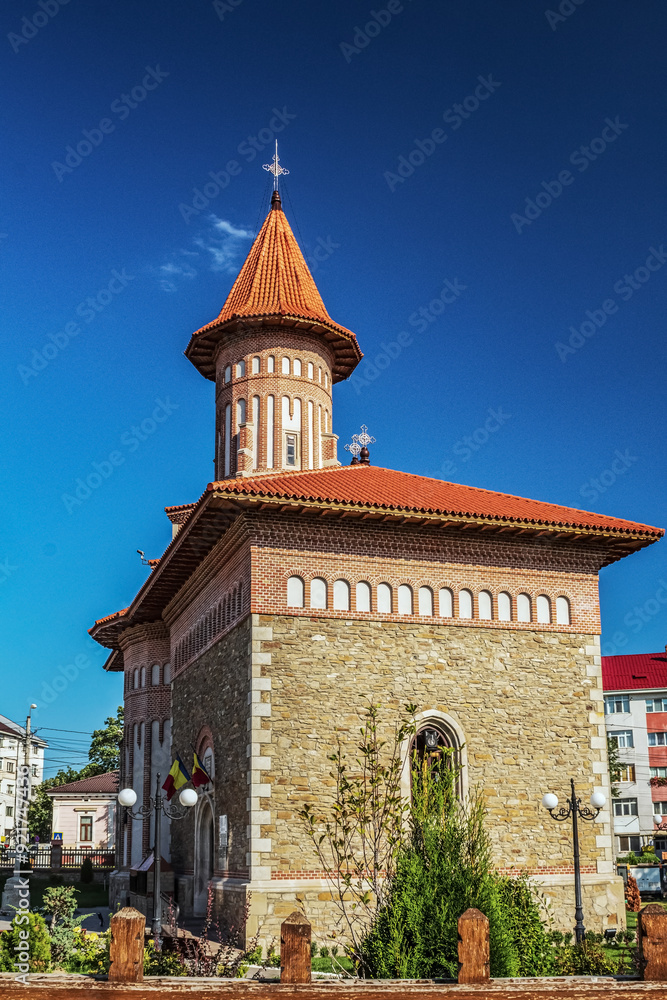 Naklejka premium City Architecture - Europe, Romania, Botosani region, Botosani, 2024 year