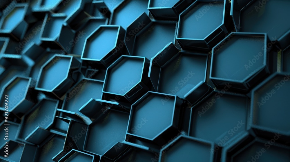 A modern business pattern with a series of interconnected hexagons and rectangles. A modern business pattern with a series of interconnected hexagons and rectangles.