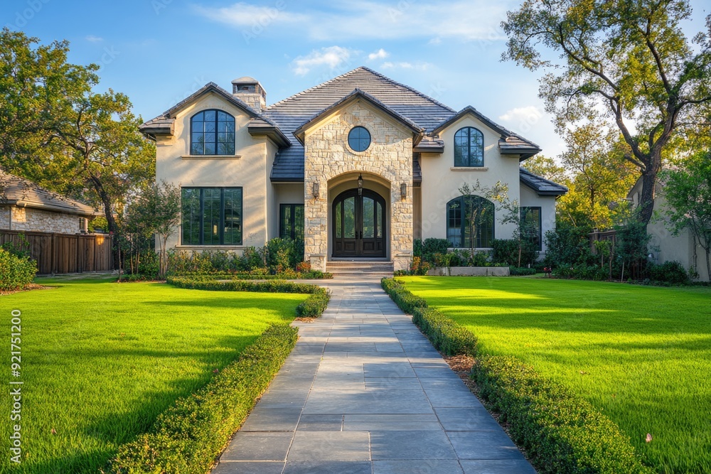 Large House With Walkway Large House With Walkway