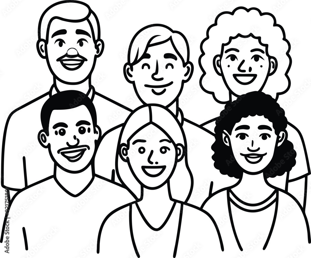 Black people illustration, Black community, African people gathered vector Black people illustration, Black community, African people gathered vector