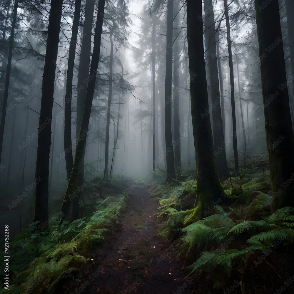 Obraz premium forest Generative AI 