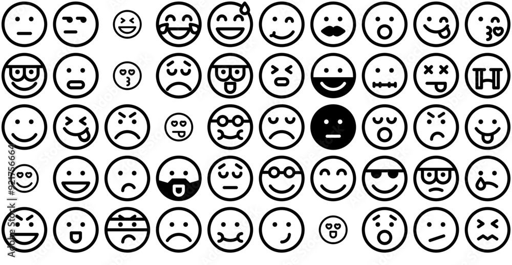 Set Of Linear Emoticon Icons Collection Isolated Silhouette Solid Icons Including Sad,Emoticon,Laughing,Angry,Emoji Infographic Simple Vector Illustration Logo Set Of Linear Emoticon Icons Collection Isolated Silhouette Solid Icons Including Sad,Emoticon,Laughing,Angry,Emoji Infographic Simple Vector Illustration Logo