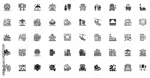 A Collection Of Entertainment Vector Symbols Apps, Websites Ui Designs Suitable For Activity,Fun,Recreation,Entertainment,Leisure Business Infographic Elements Logo Vector Illustration