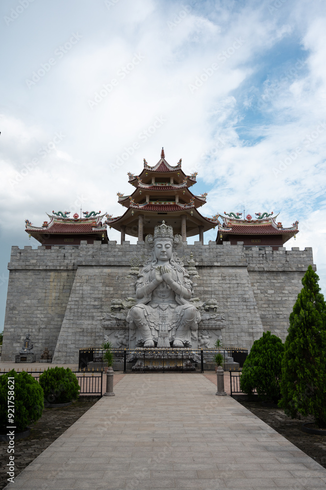 Ksitigarbha Bodhisattva Vihara or Thousand Faces Statue Vihara in Tanjung Pinang, Bintan Island, Riau Islands Ksitigarbha Bodhisattva Vihara or Thousand Faces Statue Vihara in Tanjung Pinang, Bintan Island, Riau Islands