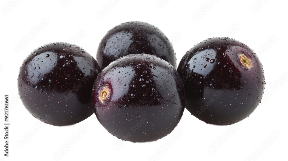 Fresh Black Currants With Fresh Black Currants With
