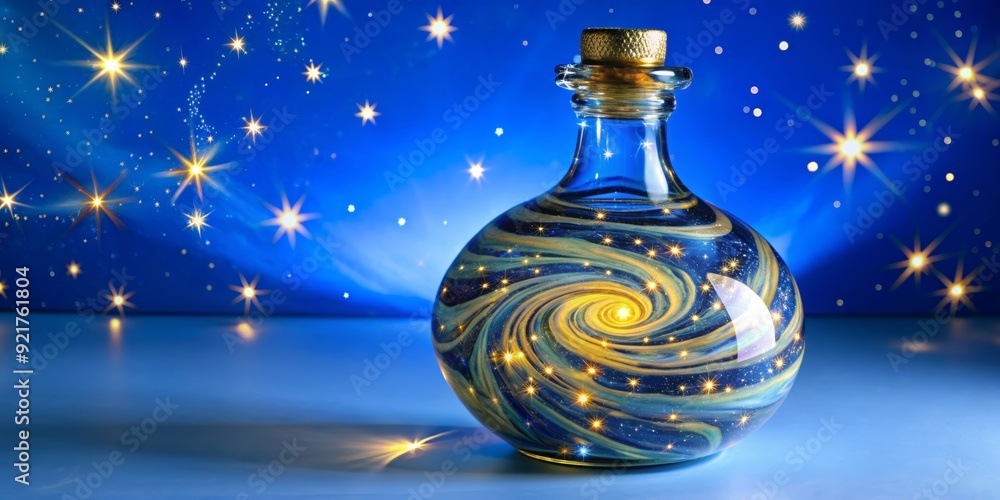 bottle of perfume with reflection bottle of perfume with reflection