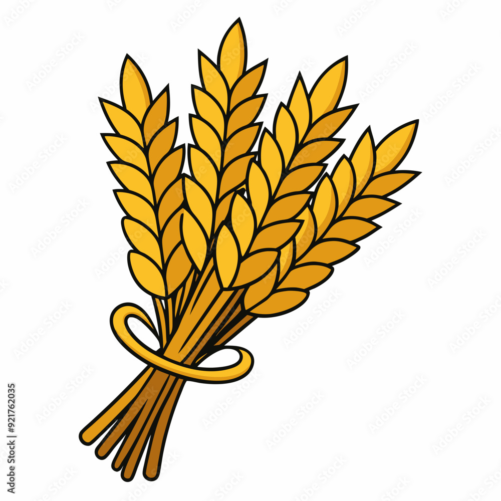 Wheat sheaves art vector illustrator Wheat sheaves art vector illustrator