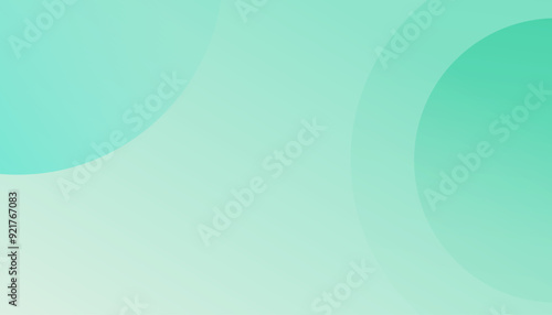 green background. Fluid shapes composition. Eps10 vector