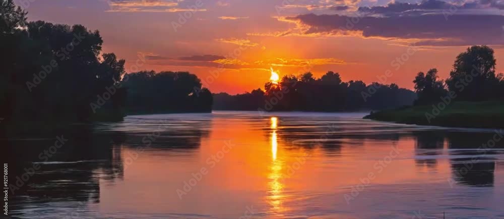 nature background. sunset on lake in summer. seamless looping overlay 4k virtual video animation background
nature background. sunset on lake in summer. seamless looping overlay 4k virtual video animation background