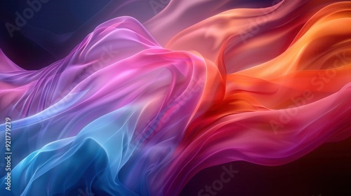 Wallpaper Mural Symbol of freedom, abstract concept with flowing lines and vibrant colors, perfect for a stunning wallpaper Torontodigital.ca