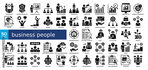 Business People Icon Collection	