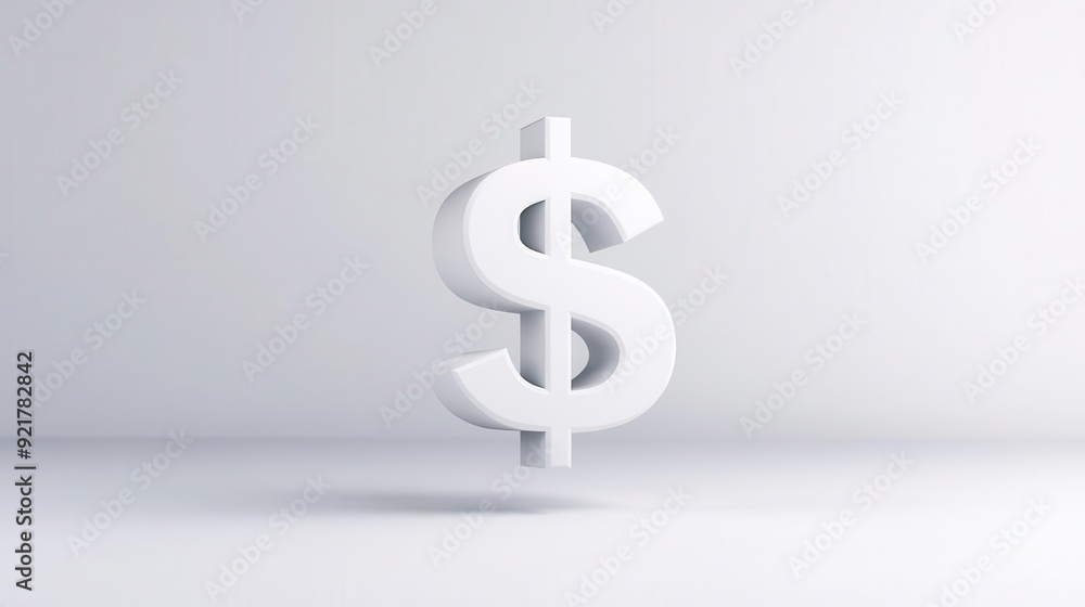 A clean, modern representation of a dollar sign on a minimalist background, symbolizing finance and wealth. A clean, modern representation of a dollar sign on a minimalist background, symbolizing finance and wealth.