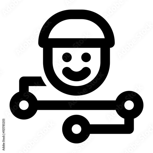 customer journey, customer experience, customer behavior, user flow, mapping, activity outline icon