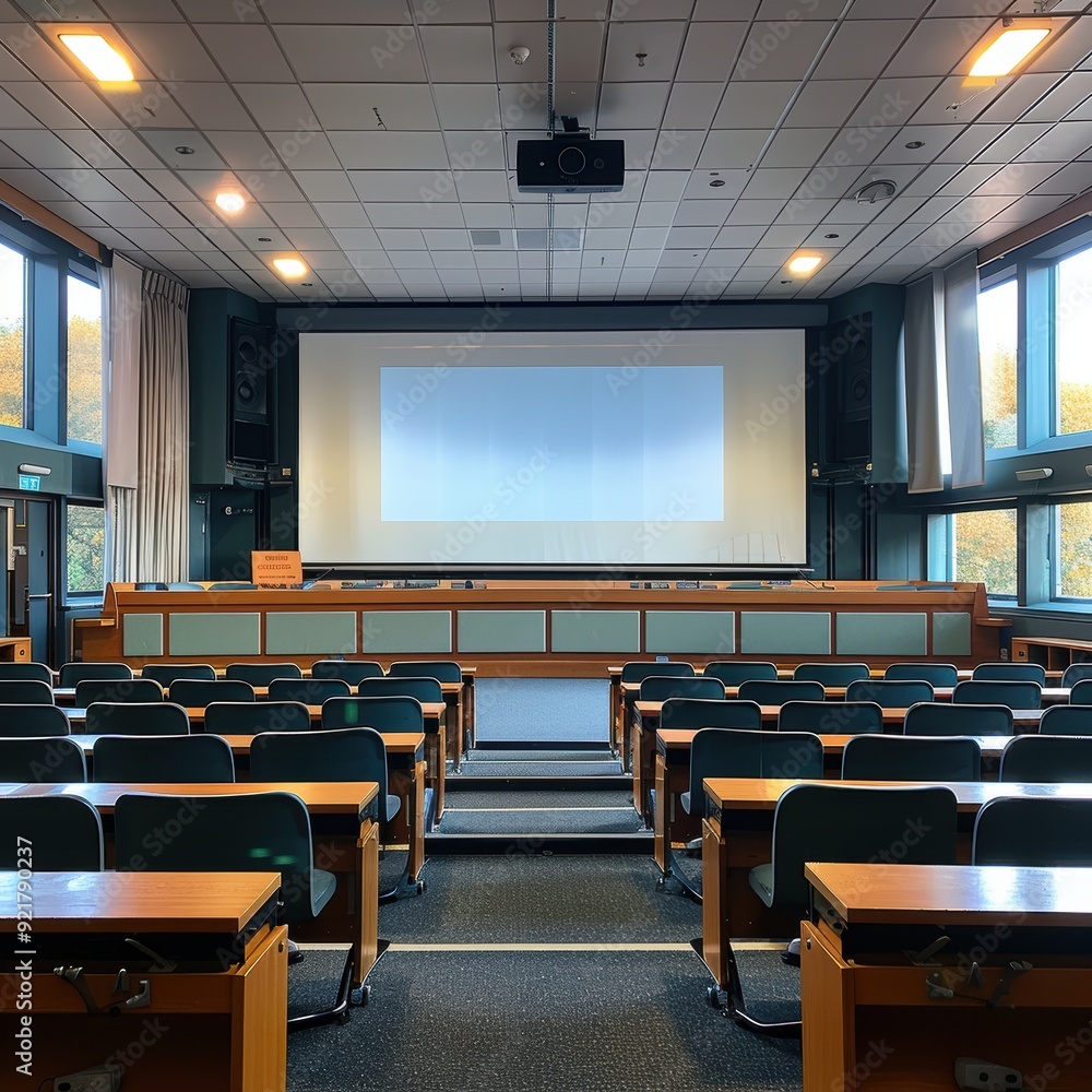 Fototapeta premium Projector in Classroom