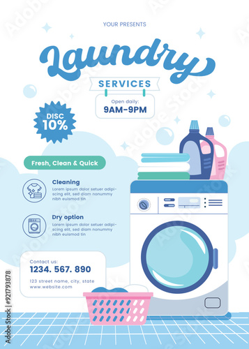 Laundry Service Flyer