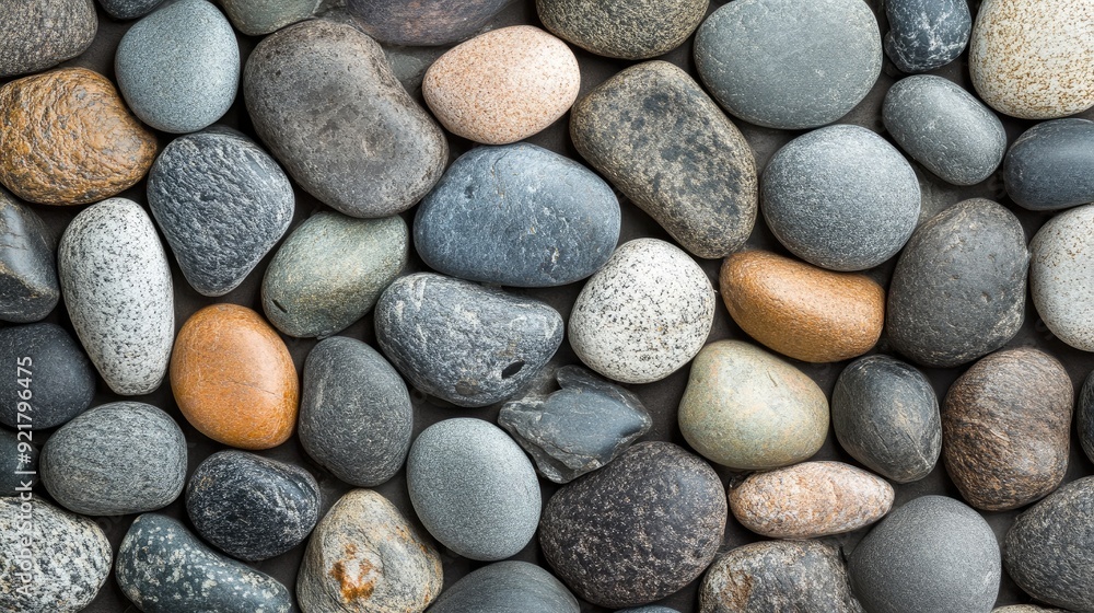 A collection of rocks of various sizes and colors. The rocks are scattered across the image, creating a sense of depth and texture A collection of rocks of various sizes and colors. The rocks are scattered across the image, creating a sense of depth and texture
