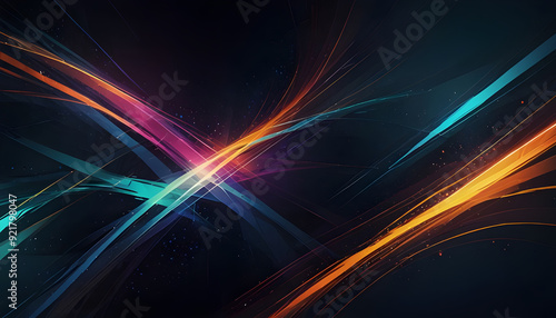 Abstract background, A colorful abstract background design. Generative Ai