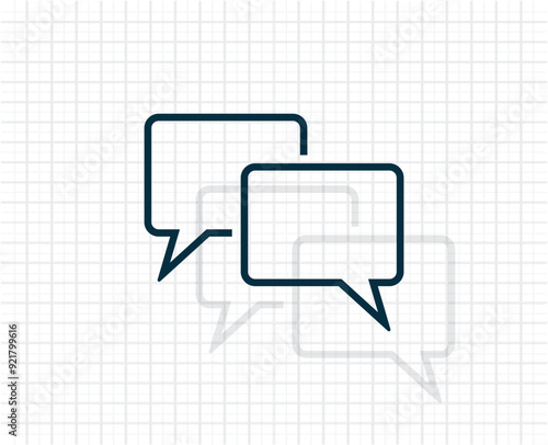 Vector dark color icon with shadow on light checkered background