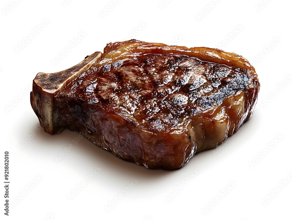 Masterfully Executed Ribeye Steak with Dramatic Shadows and Moody Lighting Masterfully Executed Ribeye Steak with Dramatic Shadows and Moody Lighting