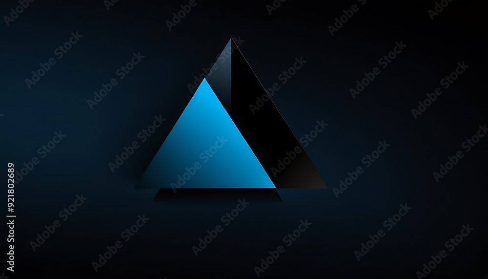 Black dark blue abstract background. Geometric shape. Line angle triangle stripe polygon. Color gradient. 3d effect. Glow metallic electric light. Web banner. Wide. Panoramic. Design. Template.4 Black dark blue abstract background. Geometric shape. Line angle triangle stripe polygon. Color gradient. 3d effect. Glow metallic electric light. Web banner. Wide. Panoramic. Design. Template.4