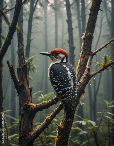 Spotted woodpecker