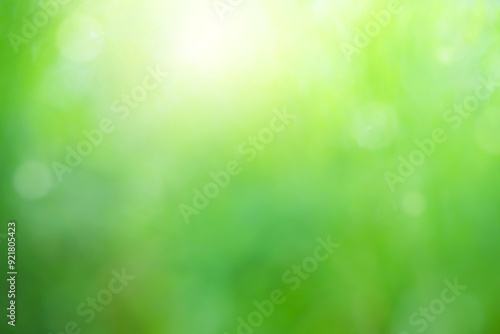 Green background bokeh blur nature bubble natural bright wallpaper mockup environment ecosystem zero carbon, bright magic fresh growth grass effect shiny element space backdrop festive celebration.