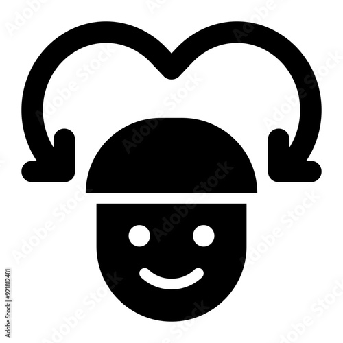 customer engagement, loyal customer, customer retention, customer involvement, customer relationship, customer experience, customer loyalty solid glyph icon