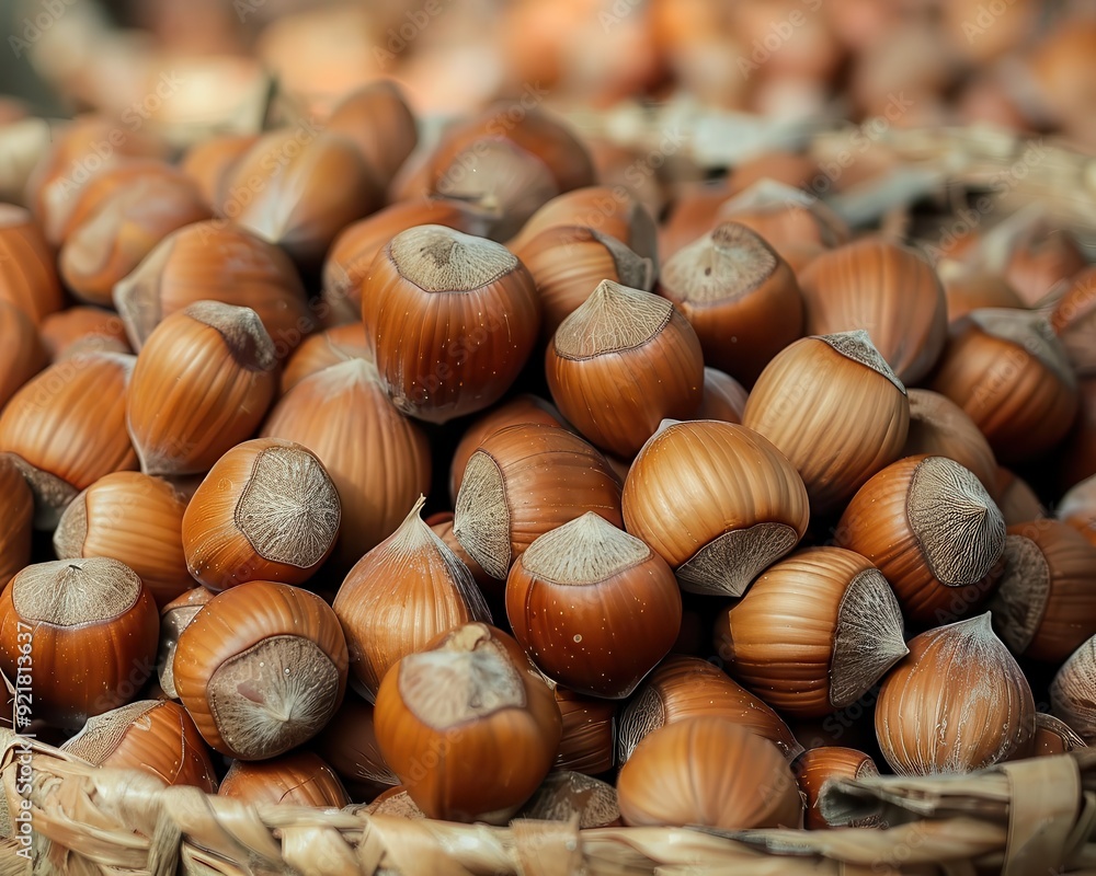 Hazelnut. Organic Brown Nut in Nutshell, Filbert Food Concept Hazelnut. Organic Brown Nut in Nutshell, Filbert Food Concept