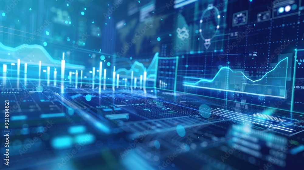 Abstract Digital Data Visualization Abstract Digital Data Visualization