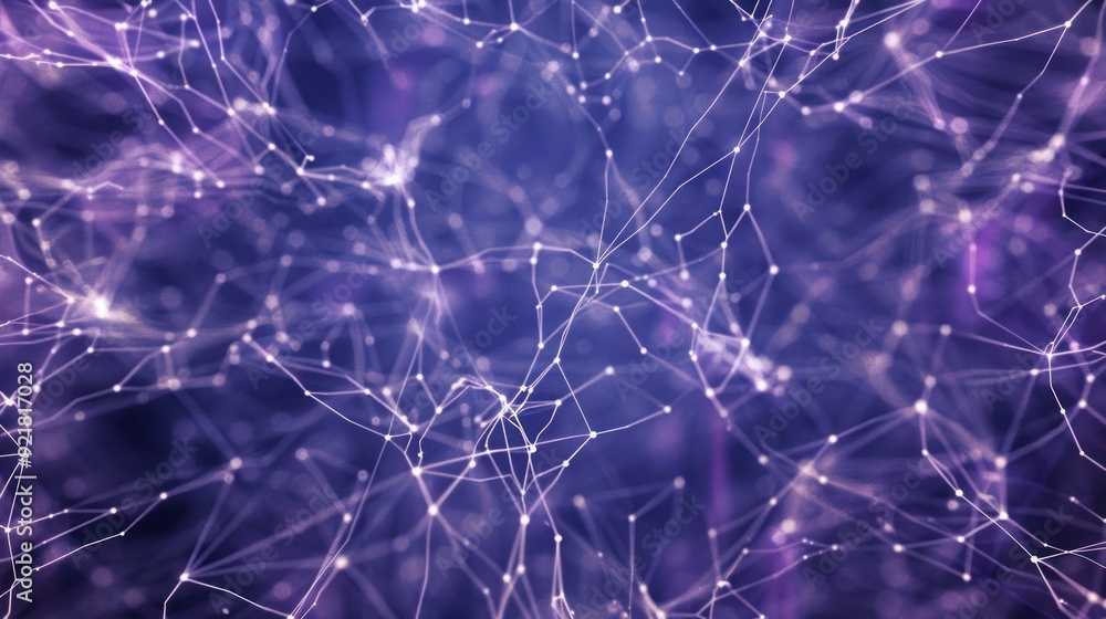 Abstract Network of Interconnected Points Abstract Network of Interconnected Points