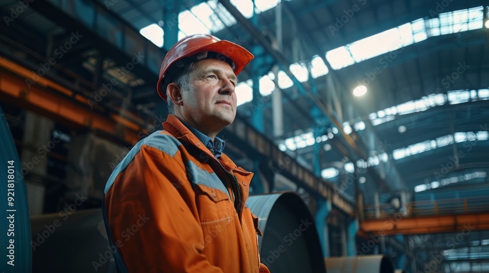 Senior Engineer Manager Training New Employees Within The Metal Sheet Factory, Mentoring And Knowledgeable Senior Engineer Manager Training New Employees Within The Metal Sheet Factory, Mentoring And Knowledgeable