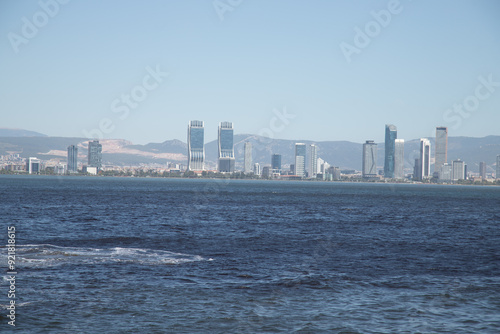 seashore, highscrapers, buildings, moderm architecture photo