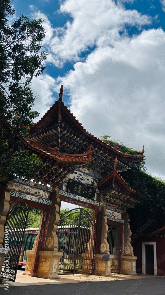 Ancient chinese memorial gateway Ancient chinese memorial gateway