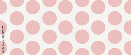 Vector flat background. Minimalist trendy abstract polka dot pattern on a light background. Perfect for screensaver, poster, card, invitation or home decor.