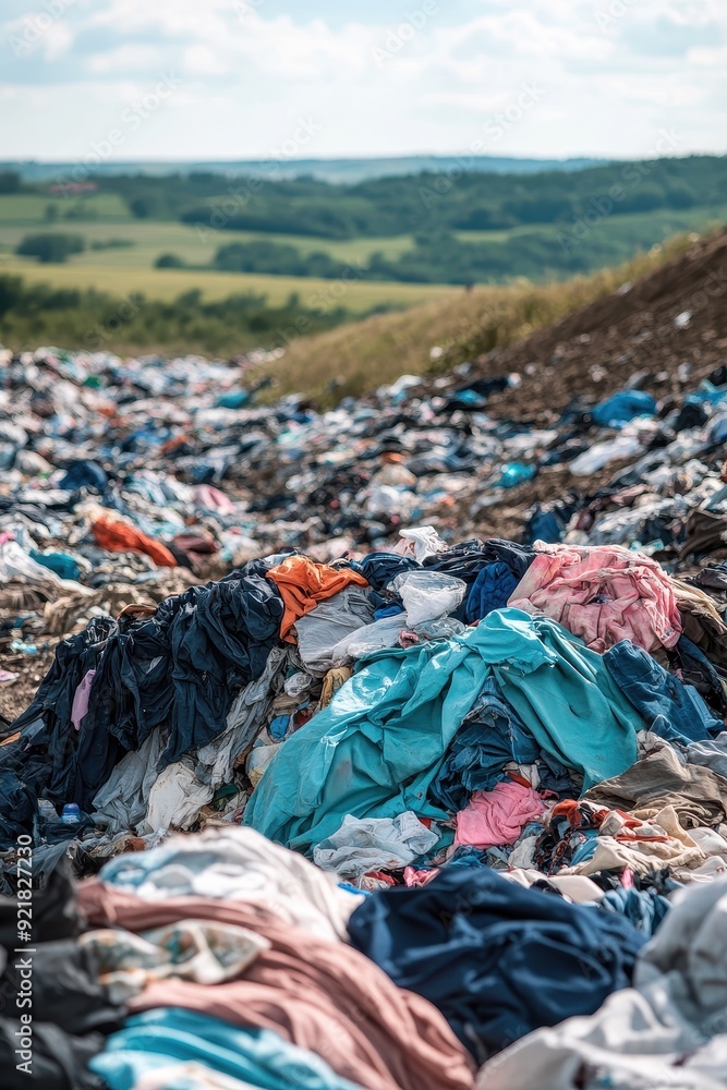Textile Waste in a Landfill Textile Waste in a Landfill