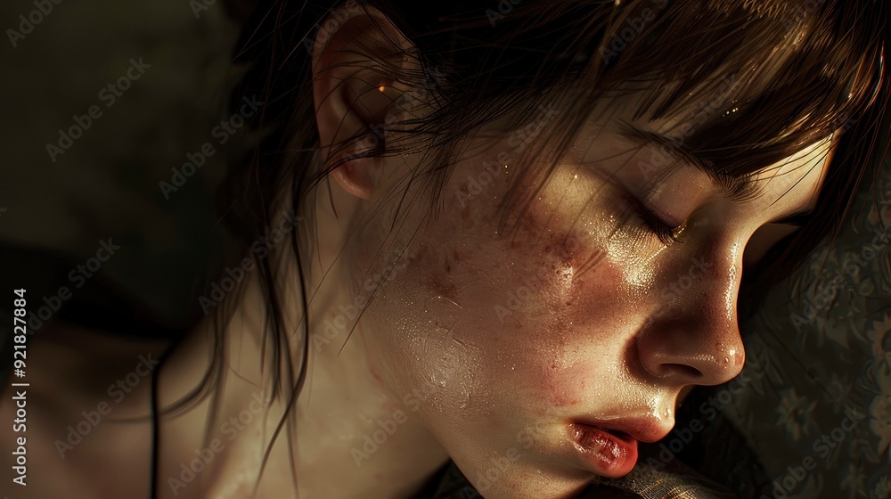Feeling Drained From All Her Efforts, Highlighting Exhaustion And Perseverance Feeling Drained From All Her Efforts, Highlighting Exhaustion And Perseverance